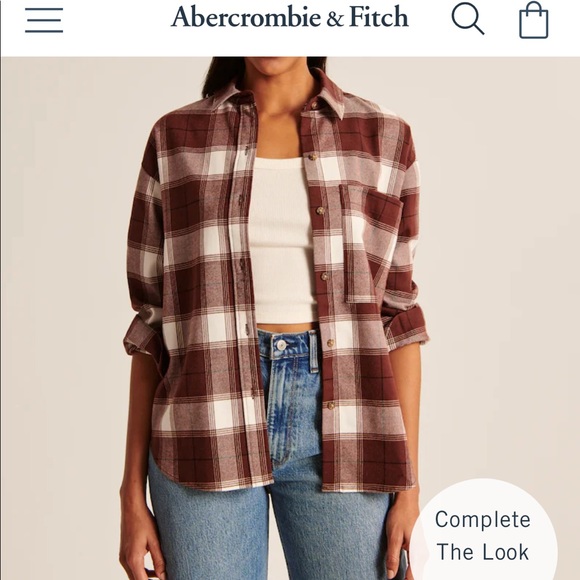 Abercrombie & Fitch women’s long sleeve button up - Picture 5 of 6